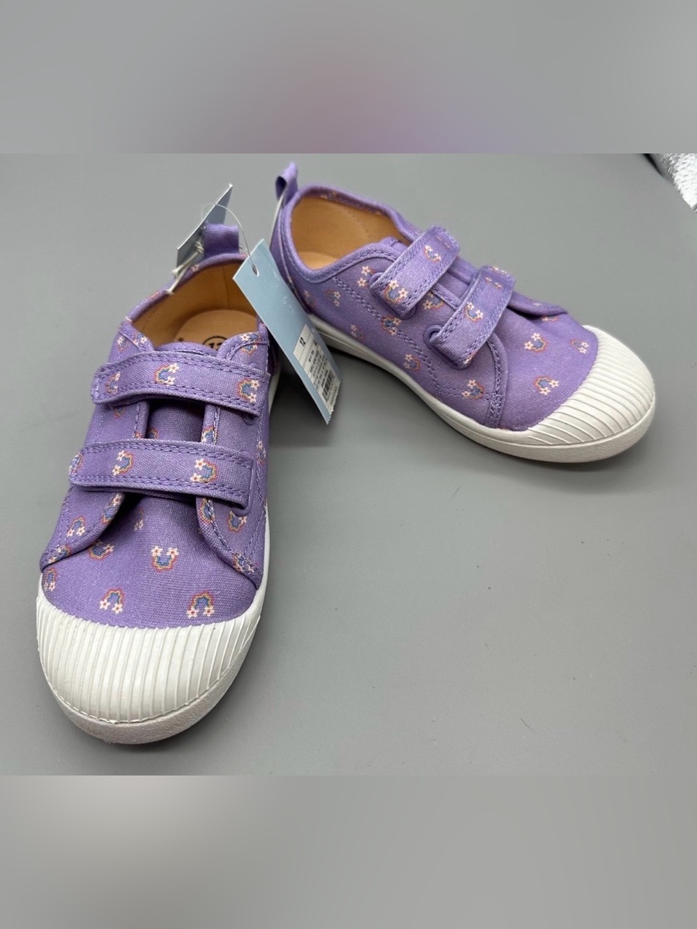 Cat & Jack Toddler Girls PURPLE/ PARKER Velcro Tennis Shoes - Multiple sz. Avail